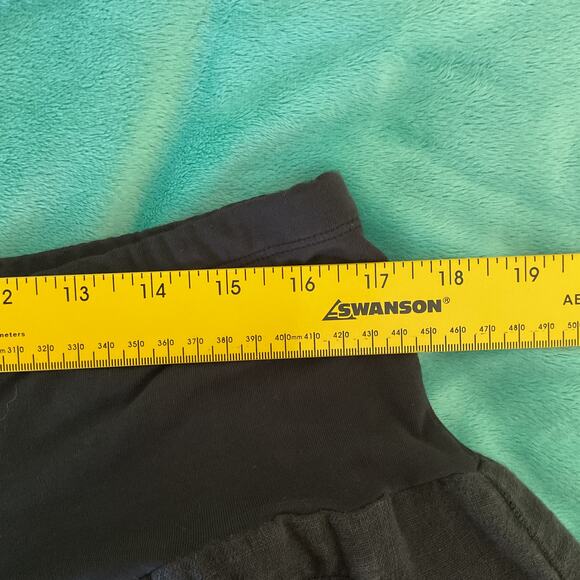 Grizas Womens Pure Linen Double Pocket Pleated Pull On Pants Black XL - Picture 8 of 11